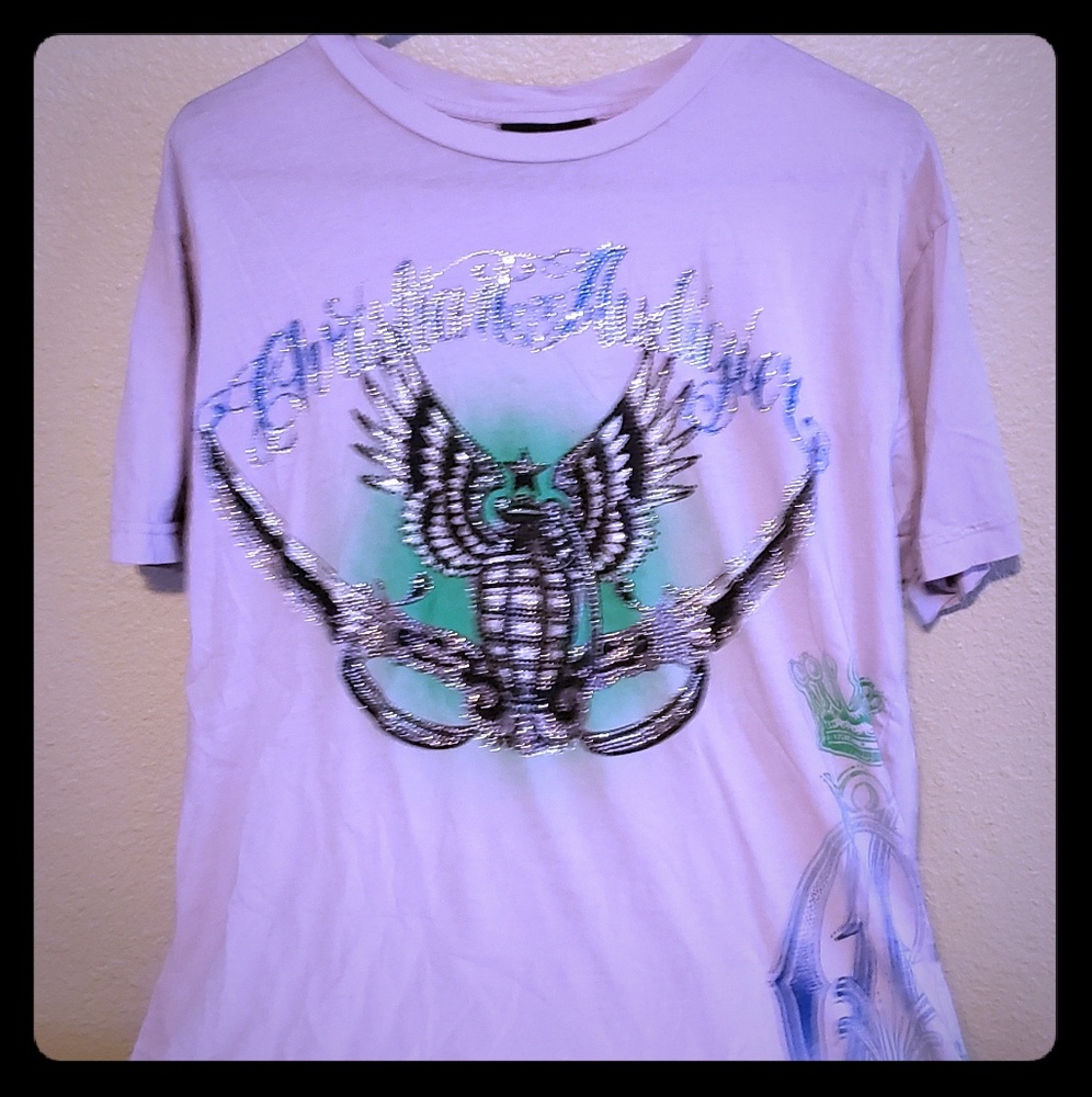 Christian Audigier designer v-neck